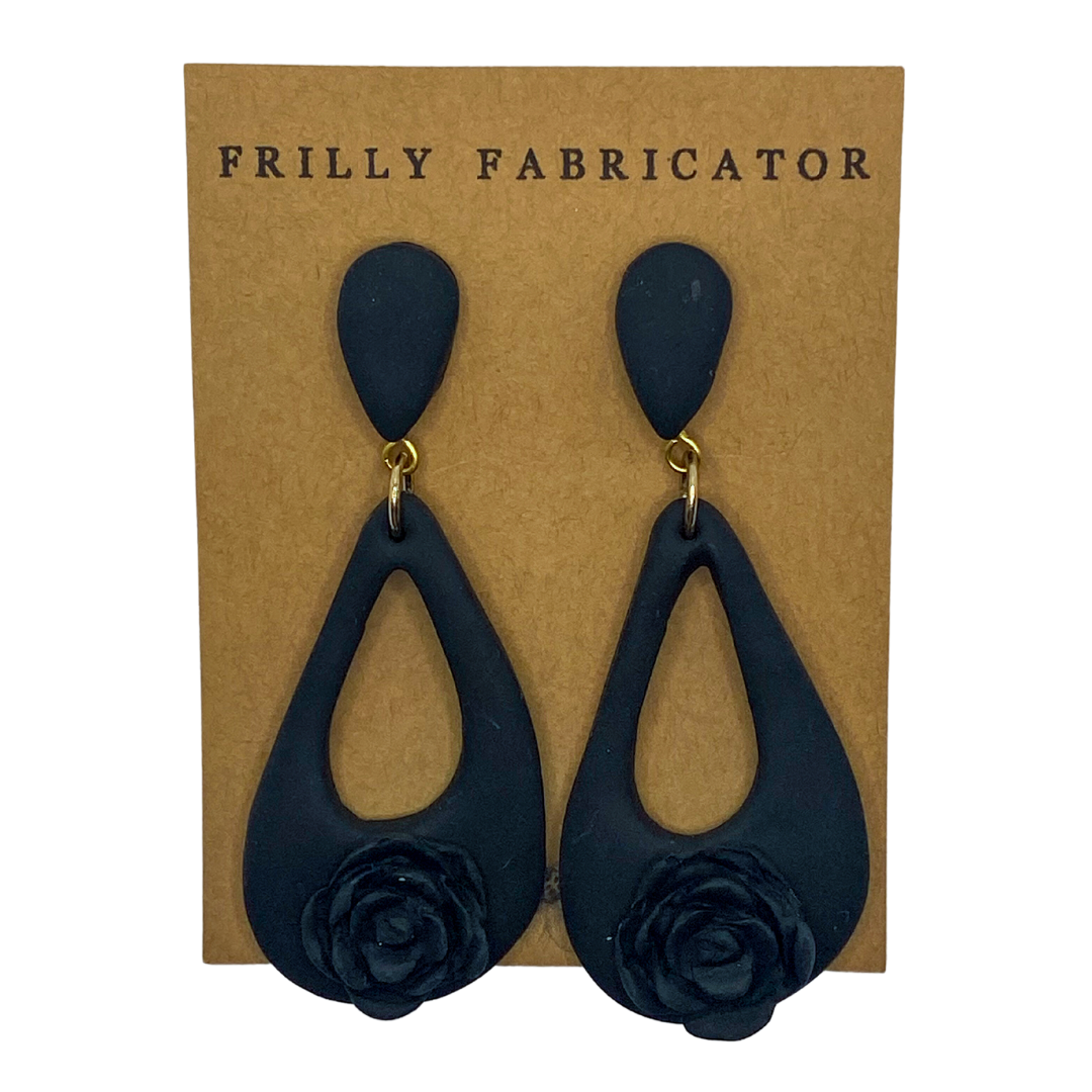 Black Rose Teardrops