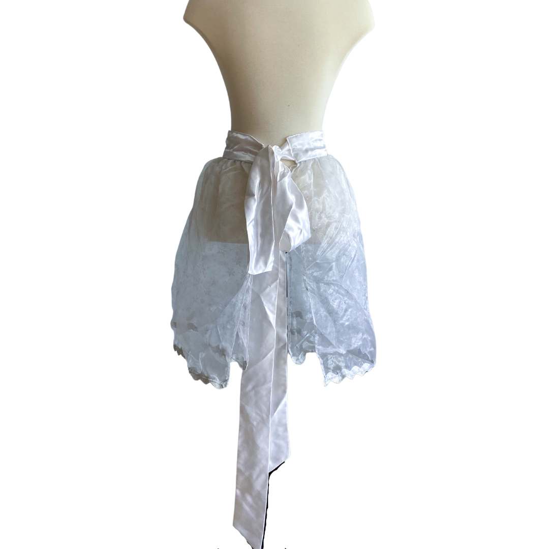 Snowflake Lace Half Apron