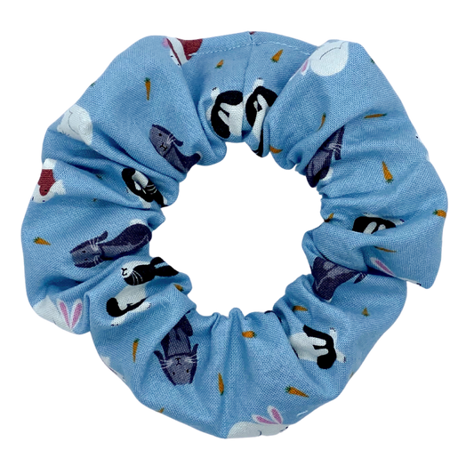 Bunnies & Guinea Pigs on Blue